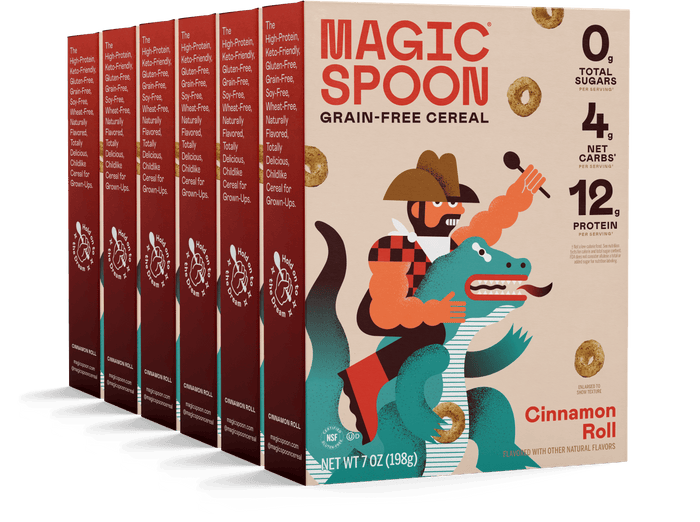 Cinnamon Cereal | Healthy Cereal - Magic Spoon Cinnamon Cereal
