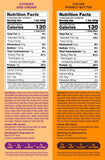 Nutrition Facts for Cookies and Cream and Cocoa Peanut Butter Magic Spoon Bars