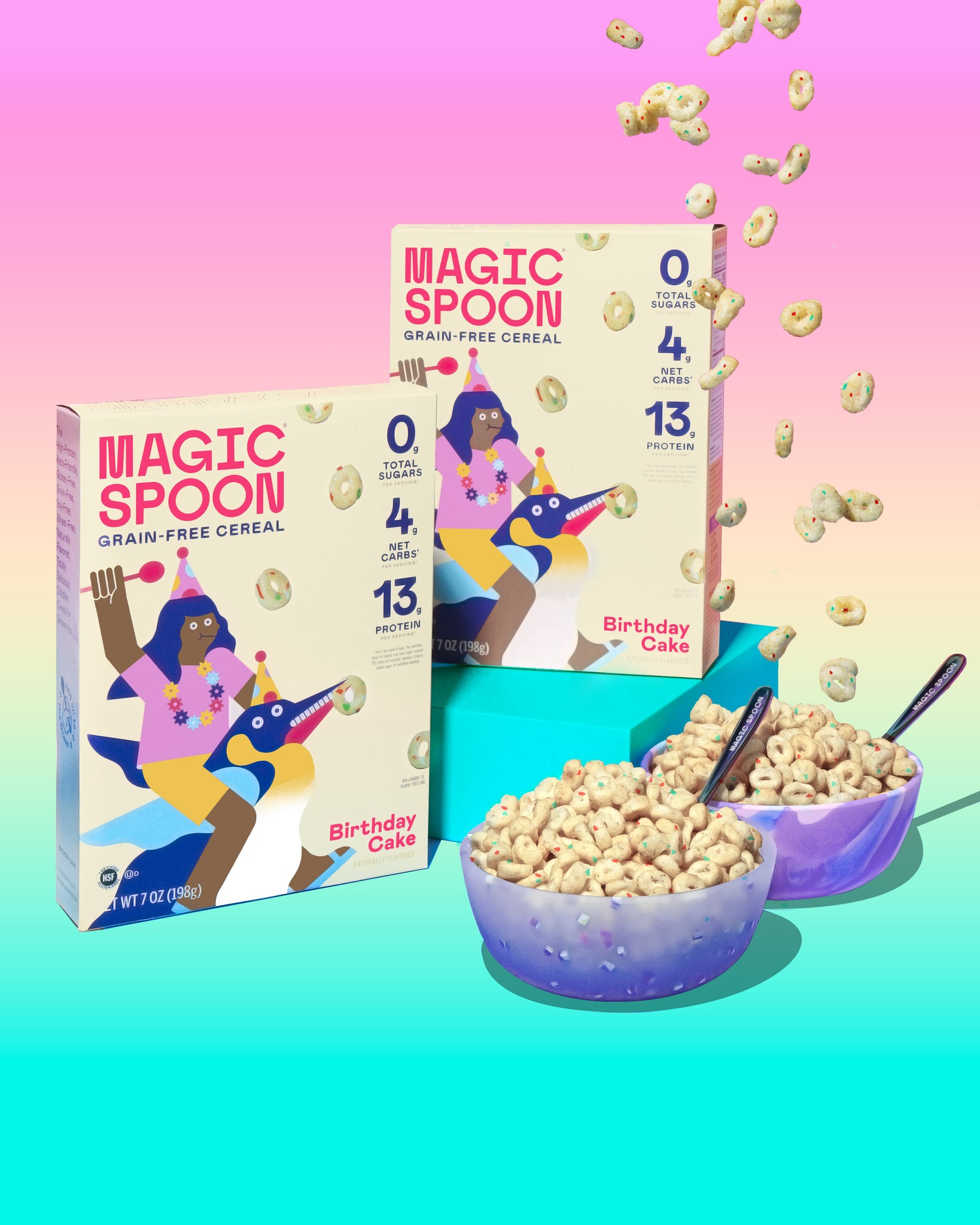 Magic Spoon Birthday Cake