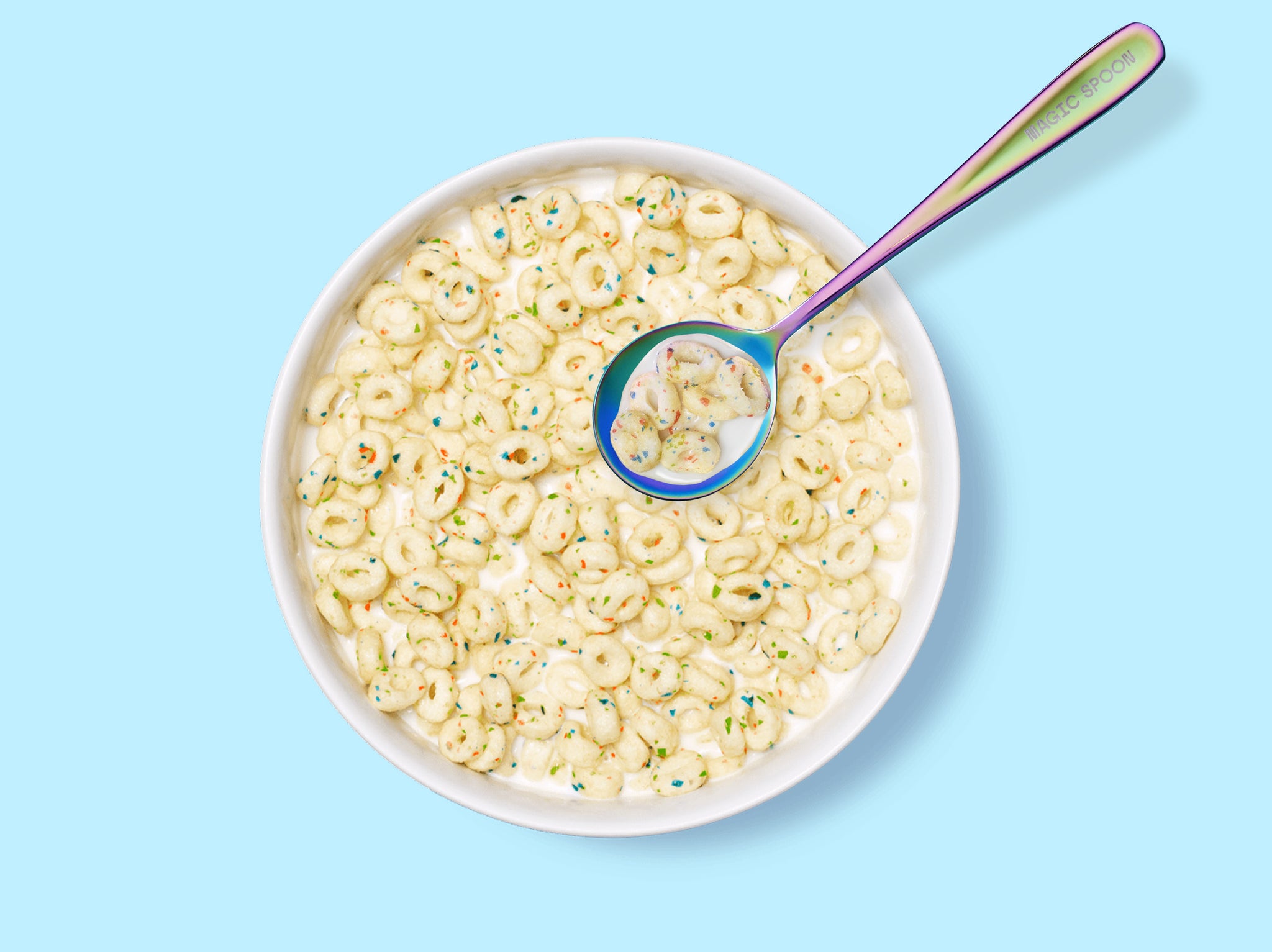Bowl of Birthday Cake Cereal