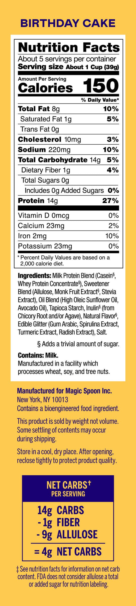 Magic Spoon Ingredients