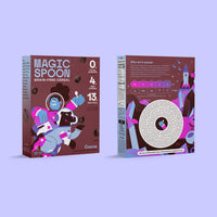 Front and Back of Cocoa Magic Spoon Cereal