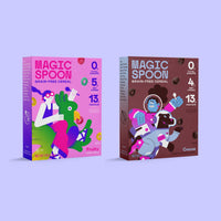 Cocoa & Fruity + 1 Zebra Bowl - 2 boxes, 1 bowl and spoon set