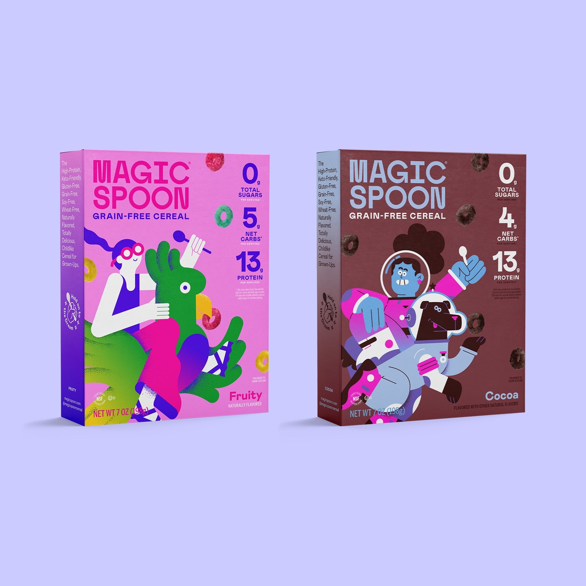 Cocoa & Fruity + 1 Zebra Bowl - 2 boxes, 1 bowl and spoon set