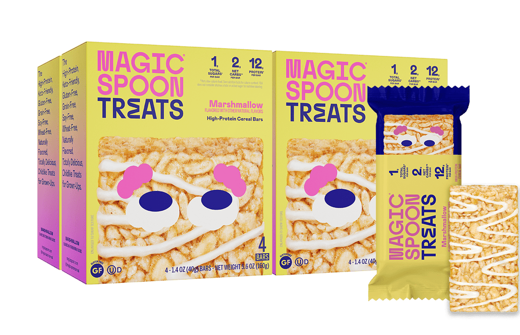 Marshmallow Cereal Treats Cereal Snack Bars Magic Spoon