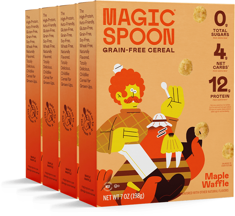 #FFC17B | Magic Spoon Maple Waffle Cereal