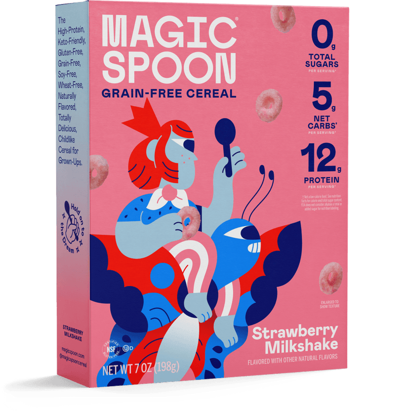 Strawberry Milkshake Cereal Cereal