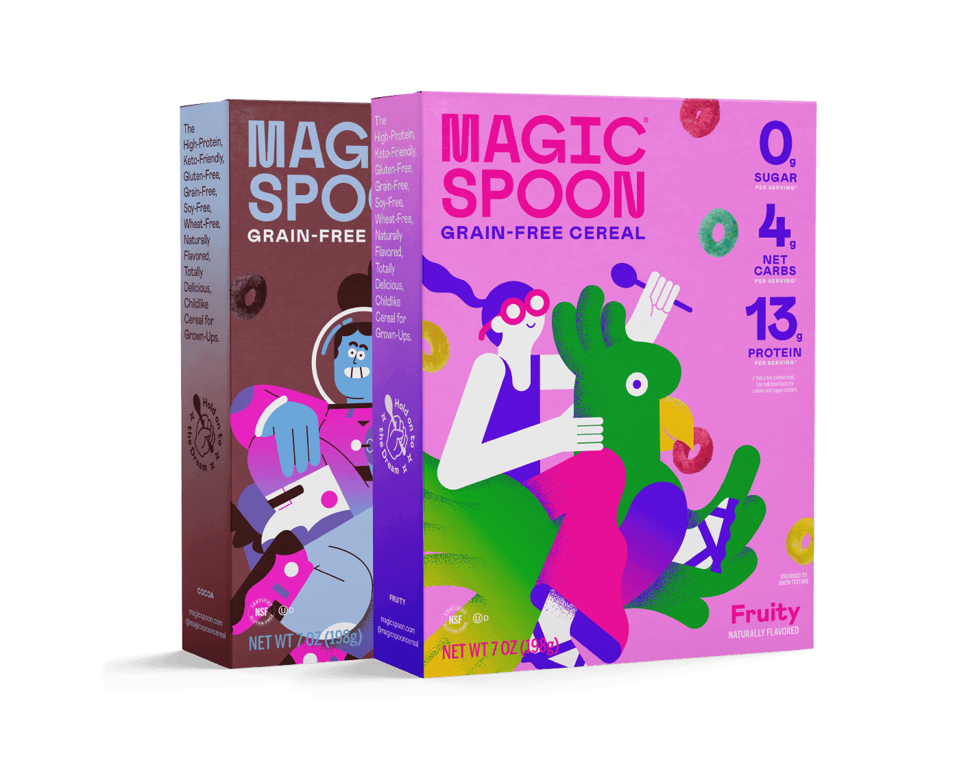 Magic Rocks Cereal High Protein, Keto-Friendly, 0g Sugar Cereal | Magic Spoon Cereal
